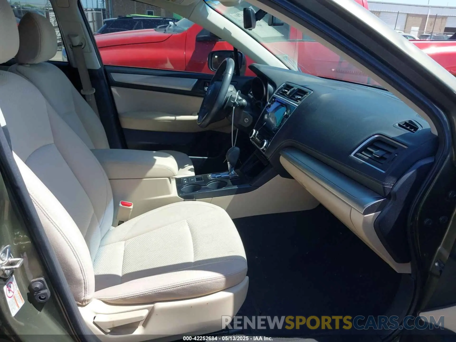 5 fotografías del automóvil dañado 4S4BSAHC8K3319392 SUBARU OUTBACK 2019