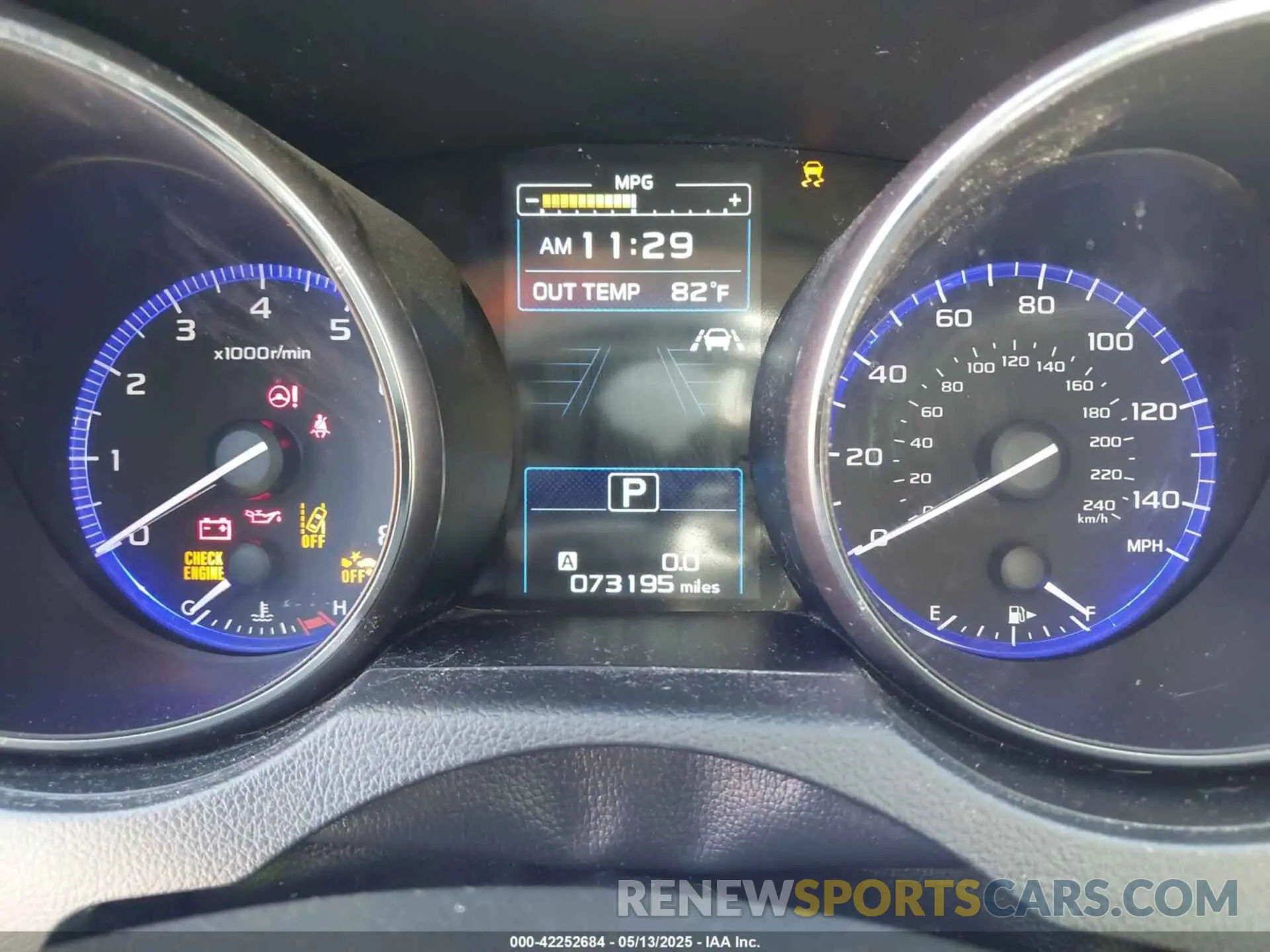 7 fotografías del automóvil dañado 4S4BSAHC8K3319392 SUBARU OUTBACK 2019