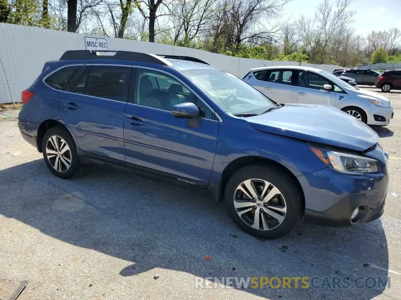 4 fotografías del automóvil dañado 4S4BSAJC3K3230341 SUBARU OUTBACK 2019