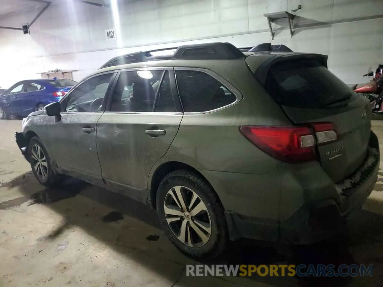 2 fotografías del automóvil dañado 4S4BSAJC7K3342043 SUBARU OUTBACK 2019