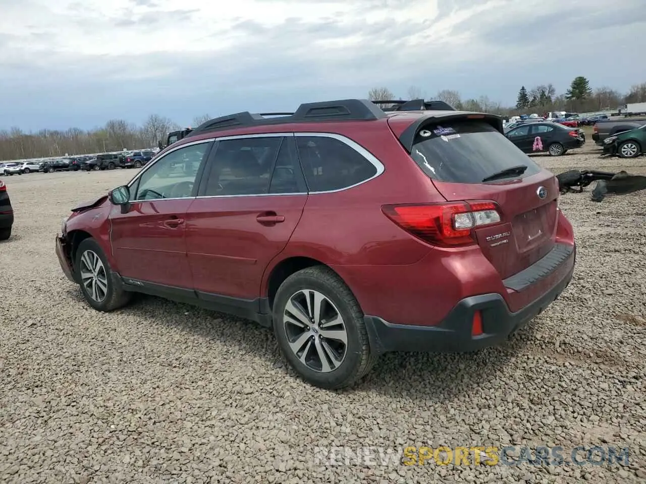 2 fotografías del automóvil dañado 4S4BSAJCXK3303639 SUBARU OUTBACK 2019