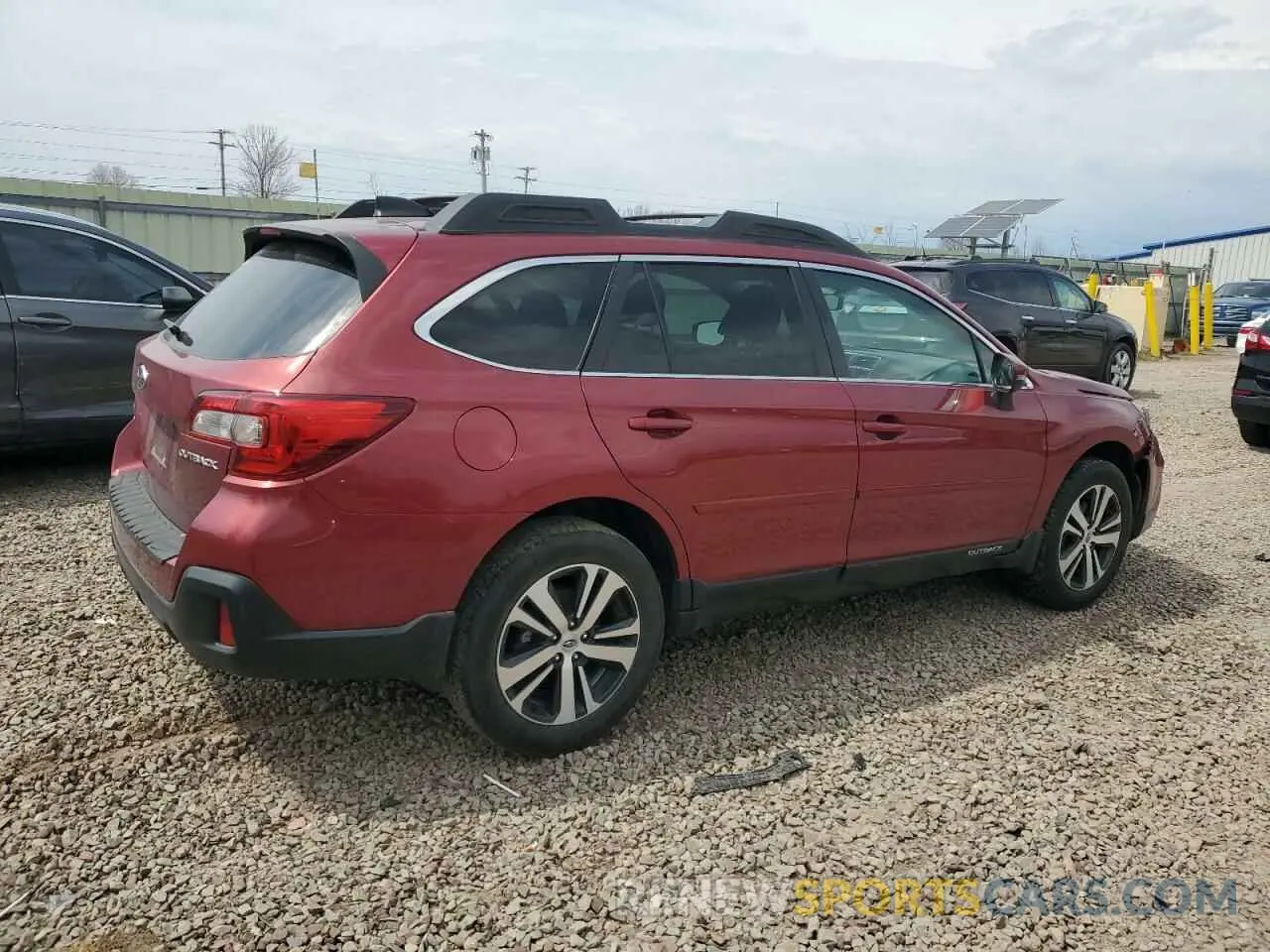 3 fotografías del automóvil dañado 4S4BSAJCXK3303639 SUBARU OUTBACK 2019