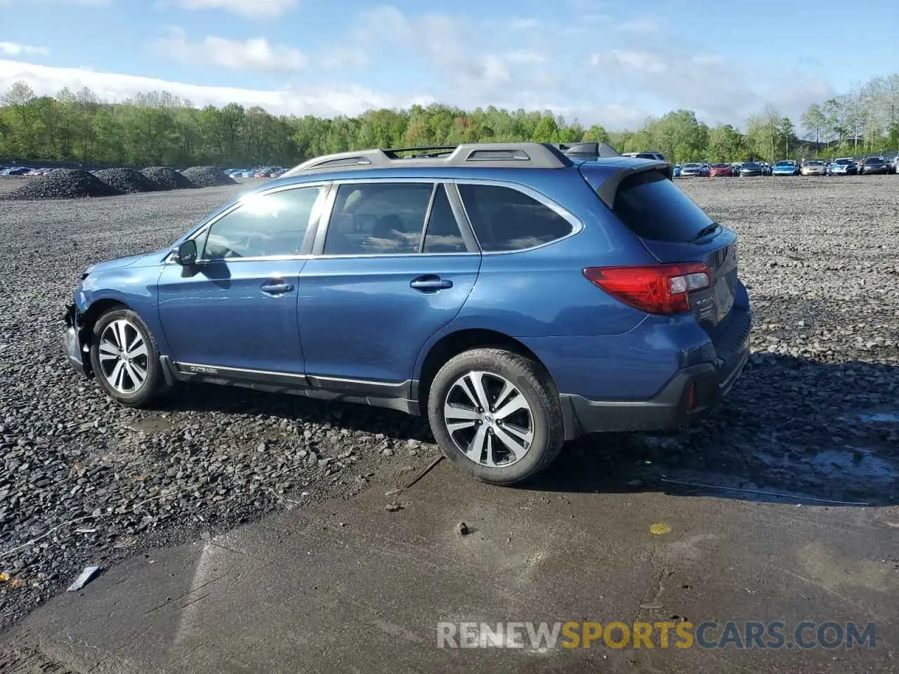 2 fotografías del automóvil dañado 4S4BSANC0K3295111 SUBARU OUTBACK 2019