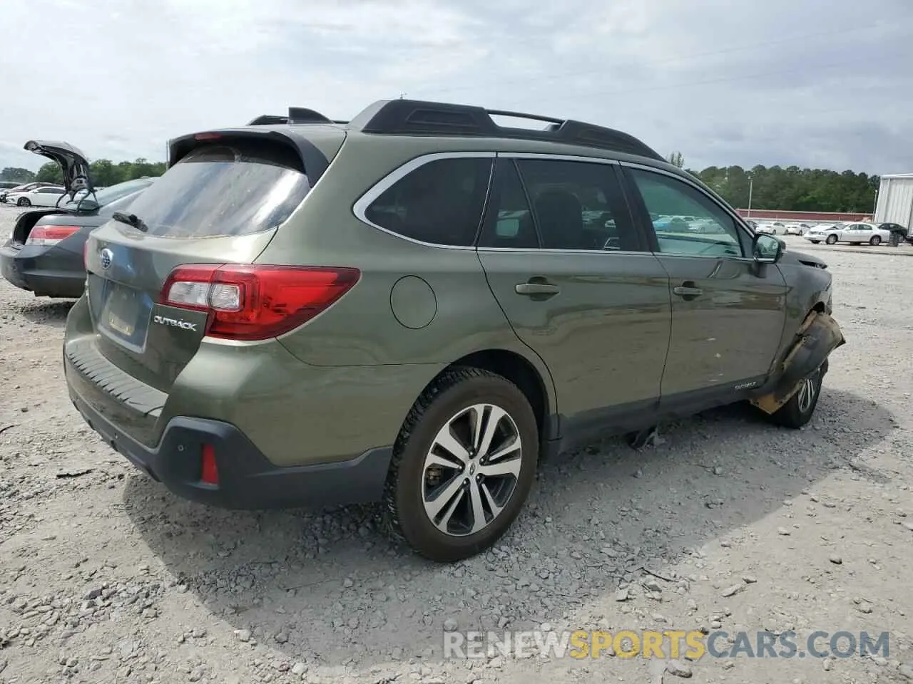 3 fotografías del automóvil dañado 4S4BSANC0K3323909 SUBARU OUTBACK 2019