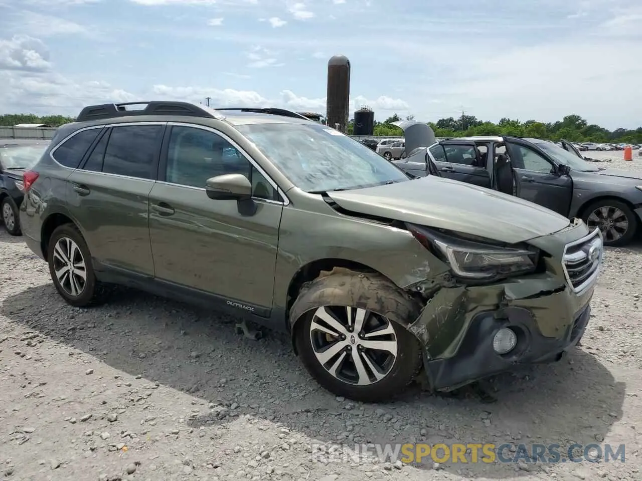 4 fotografías del automóvil dañado 4S4BSANC0K3323909 SUBARU OUTBACK 2019