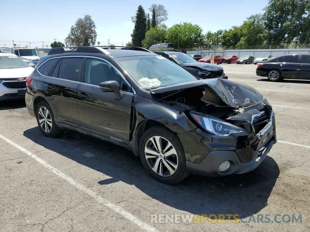 4 fotografías del automóvil dañado 4S4BSANC1K3244183 SUBARU OUTBACK 2019