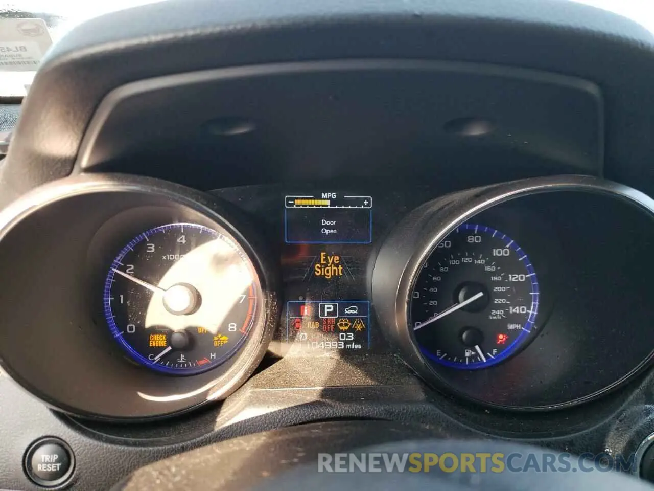9 fotografías del automóvil dañado 4S4BSANC1K3295991 SUBARU OUTBACK 2019