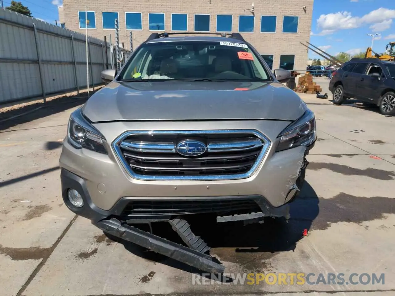 5 fotografías del automóvil dañado 4S4BSANC1K3311624 SUBARU OUTBACK 2019
