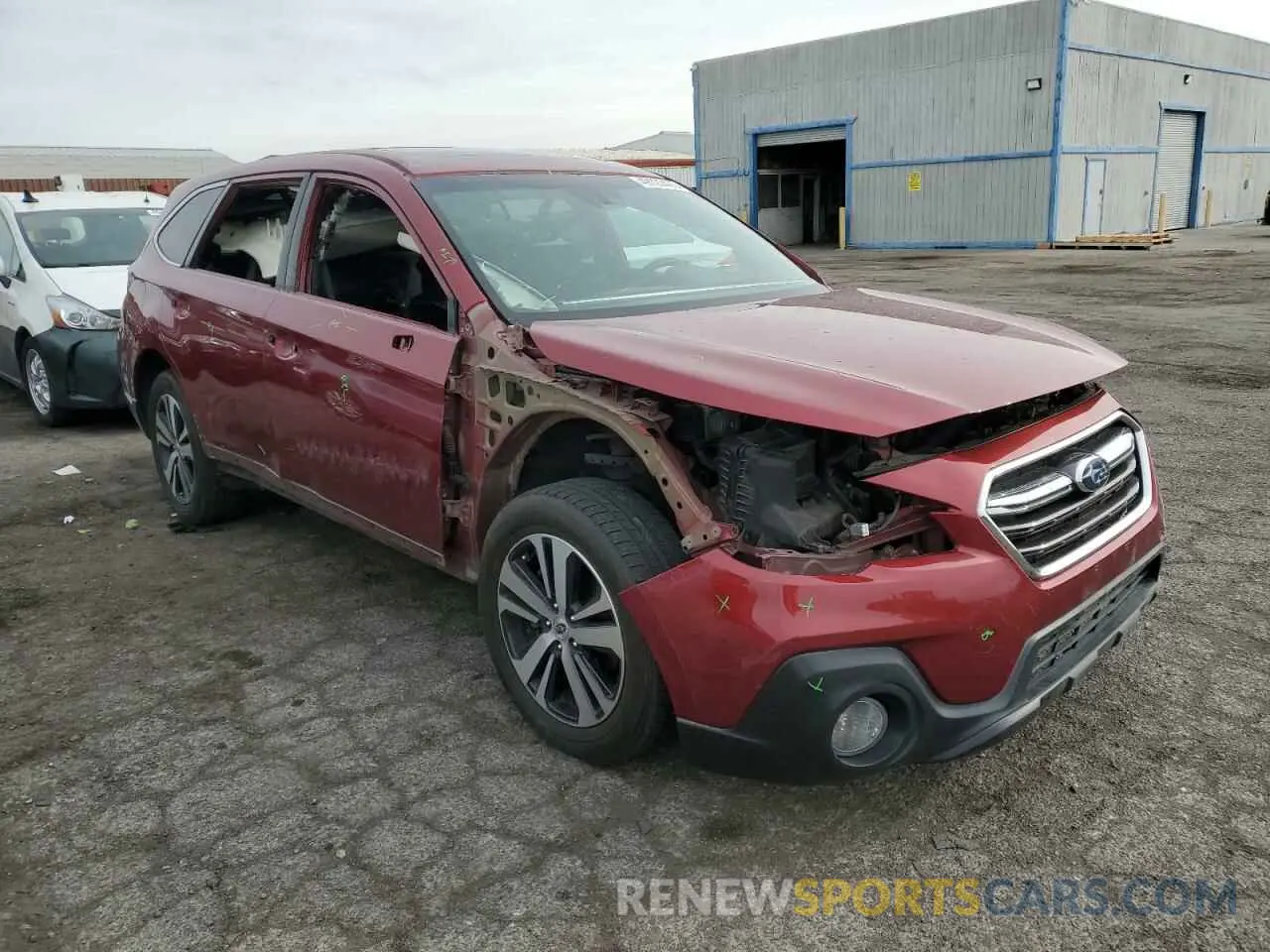 4 fotografías del automóvil dañado 4S4BSANC1K3335227 SUBARU OUTBACK 2019