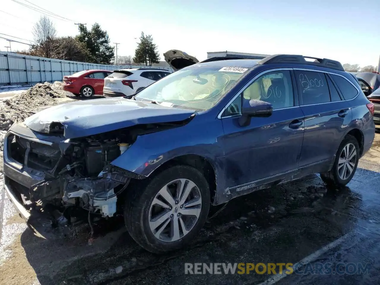 1 fotografías del automóvil dañado 4S4BSANC1K3349564 SUBARU OUTBACK 2019