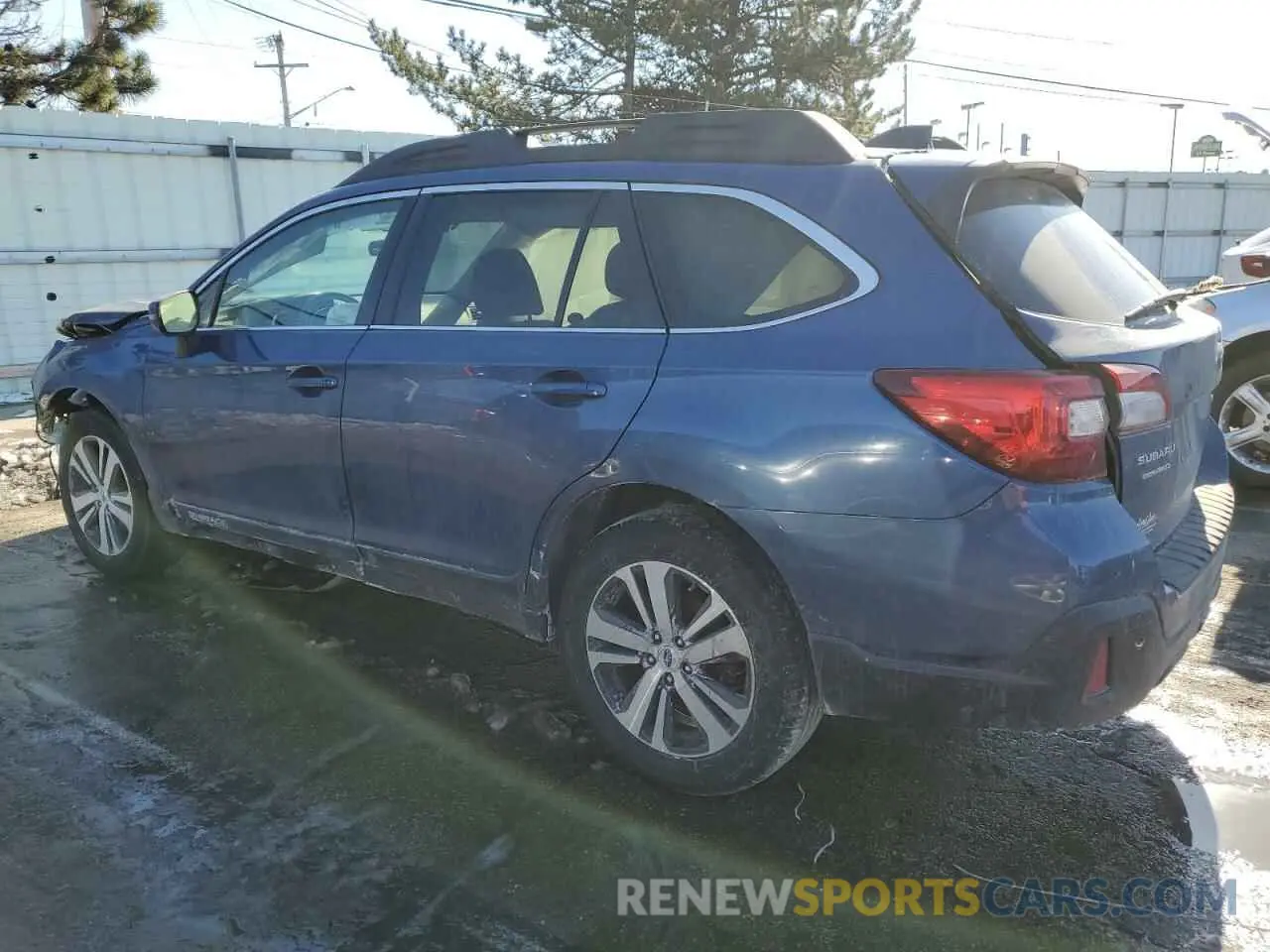 2 fotografías del automóvil dañado 4S4BSANC1K3349564 SUBARU OUTBACK 2019