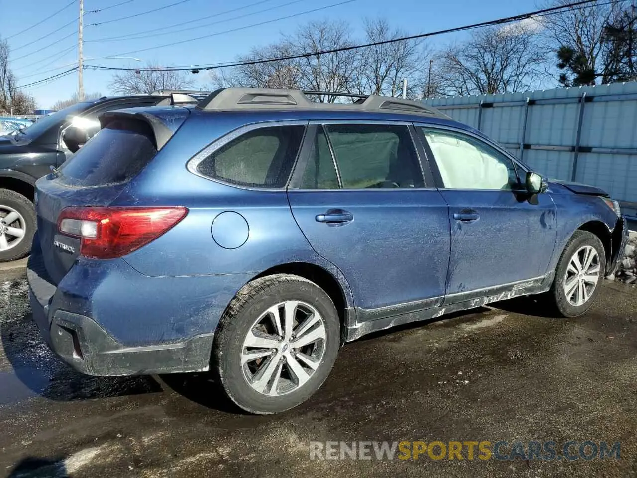 3 fotografías del automóvil dañado 4S4BSANC1K3349564 SUBARU OUTBACK 2019
