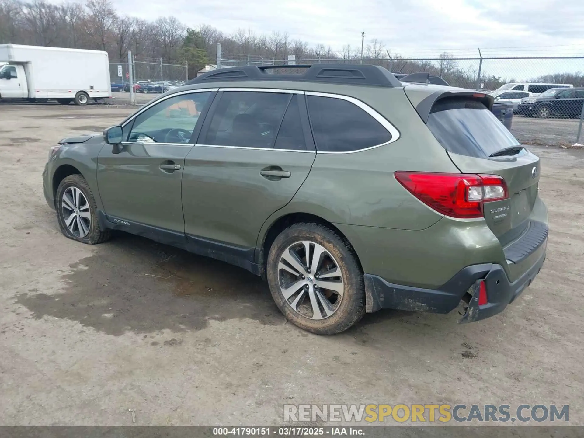 3 fotografías del automóvil dañado 4S4BSANC2K3212018 SUBARU OUTBACK 2019