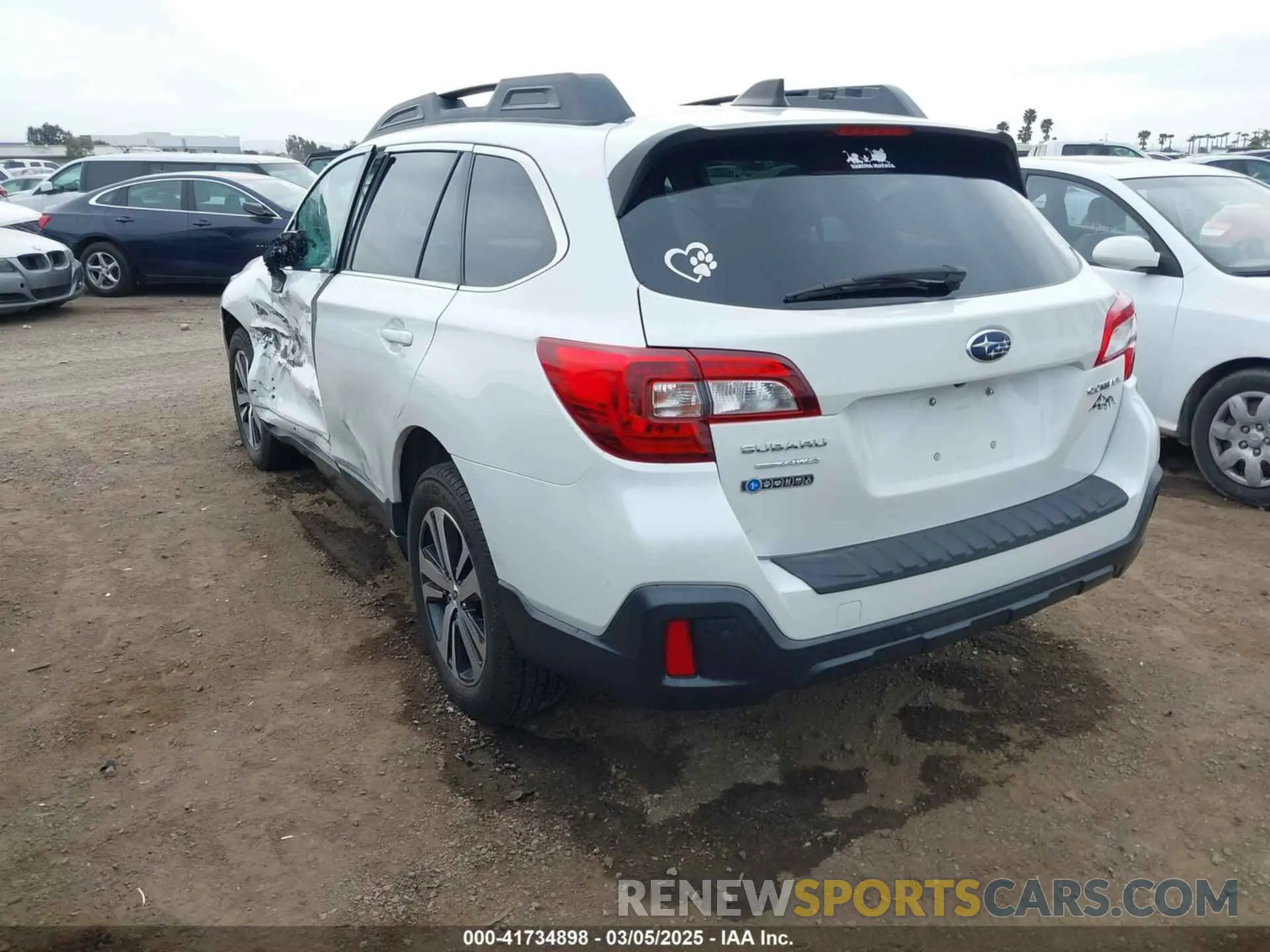 3 fotografías del automóvil dañado 4S4BSANC3K3252494 SUBARU OUTBACK 2019
