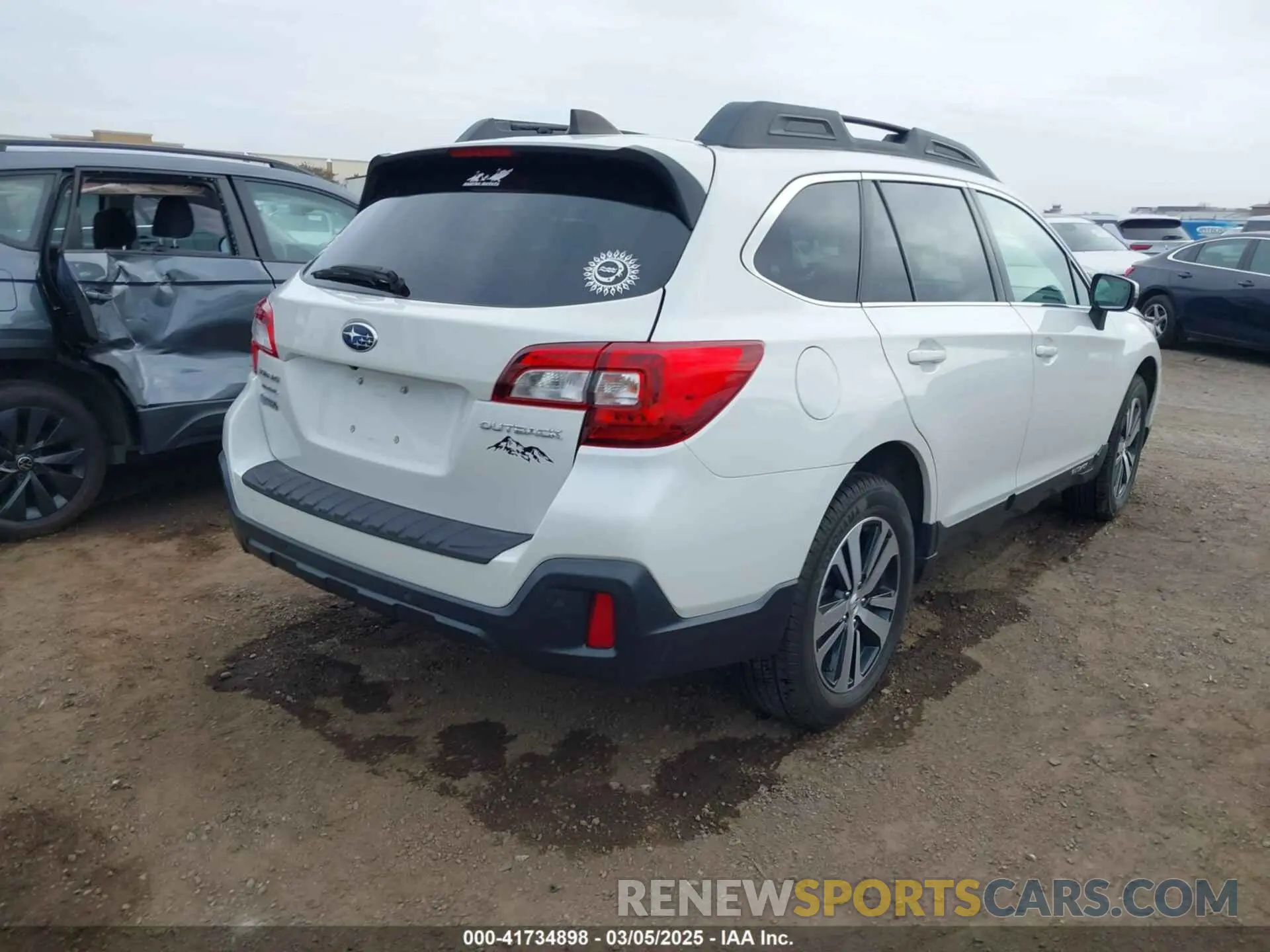 4 fotografías del automóvil dañado 4S4BSANC3K3252494 SUBARU OUTBACK 2019