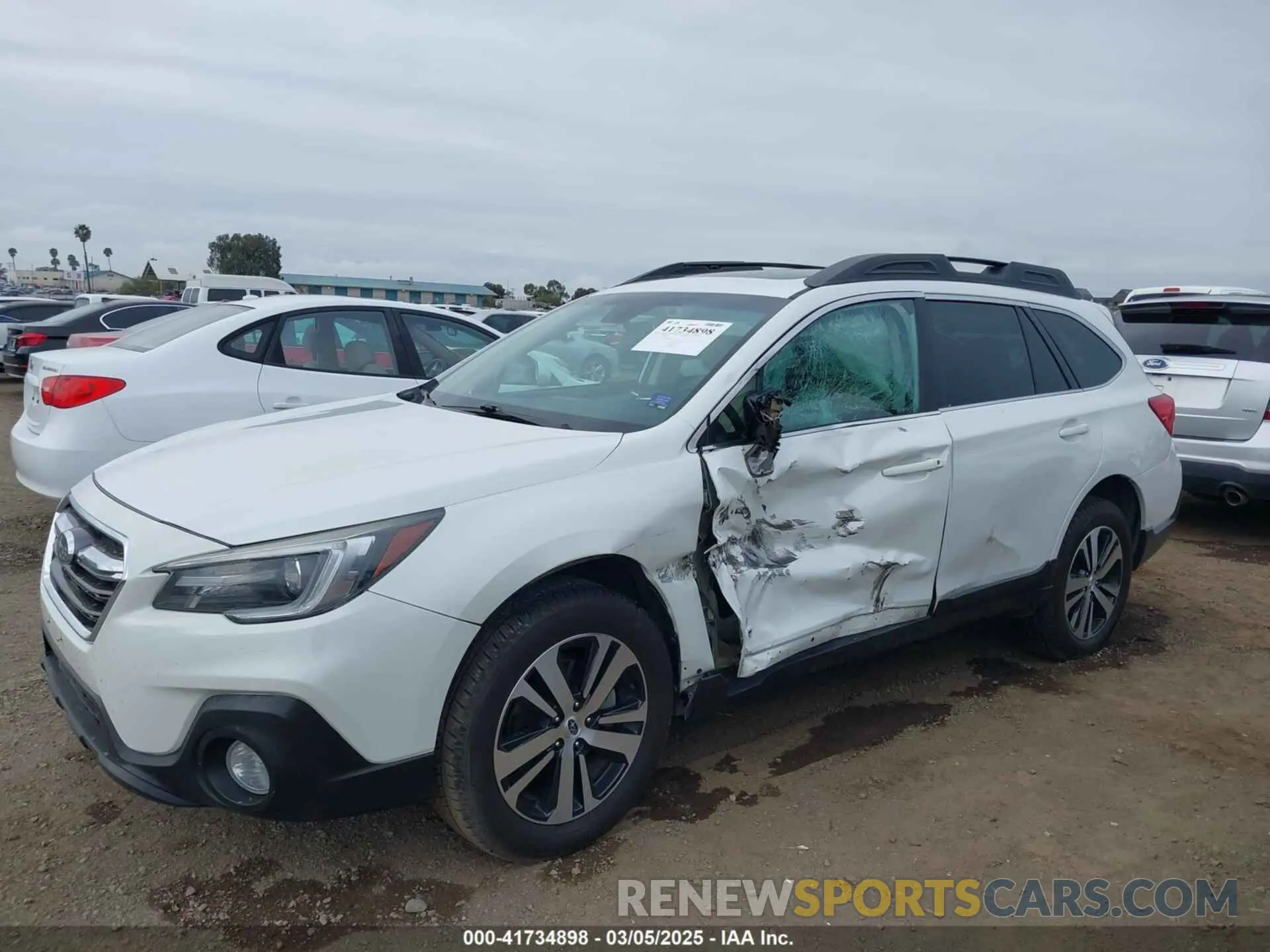 6 fotografías del automóvil dañado 4S4BSANC3K3252494 SUBARU OUTBACK 2019