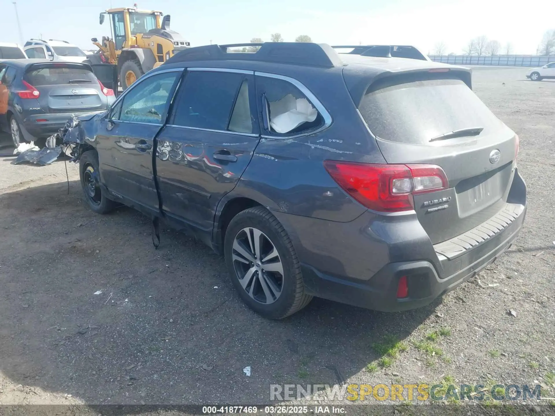 3 fotografías del automóvil dañado 4S4BSANC3K3255279 SUBARU OUTBACK 2019