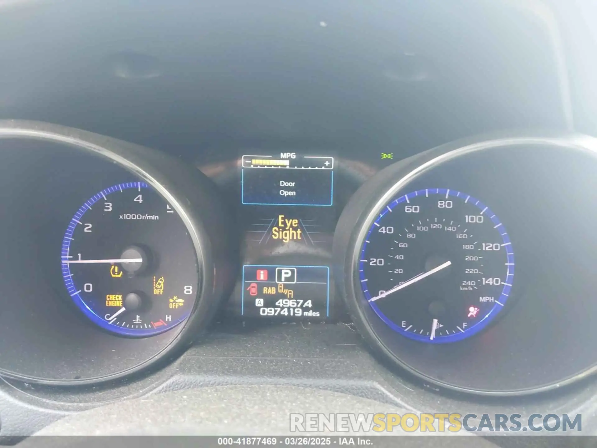 7 fotografías del automóvil dañado 4S4BSANC3K3255279 SUBARU OUTBACK 2019