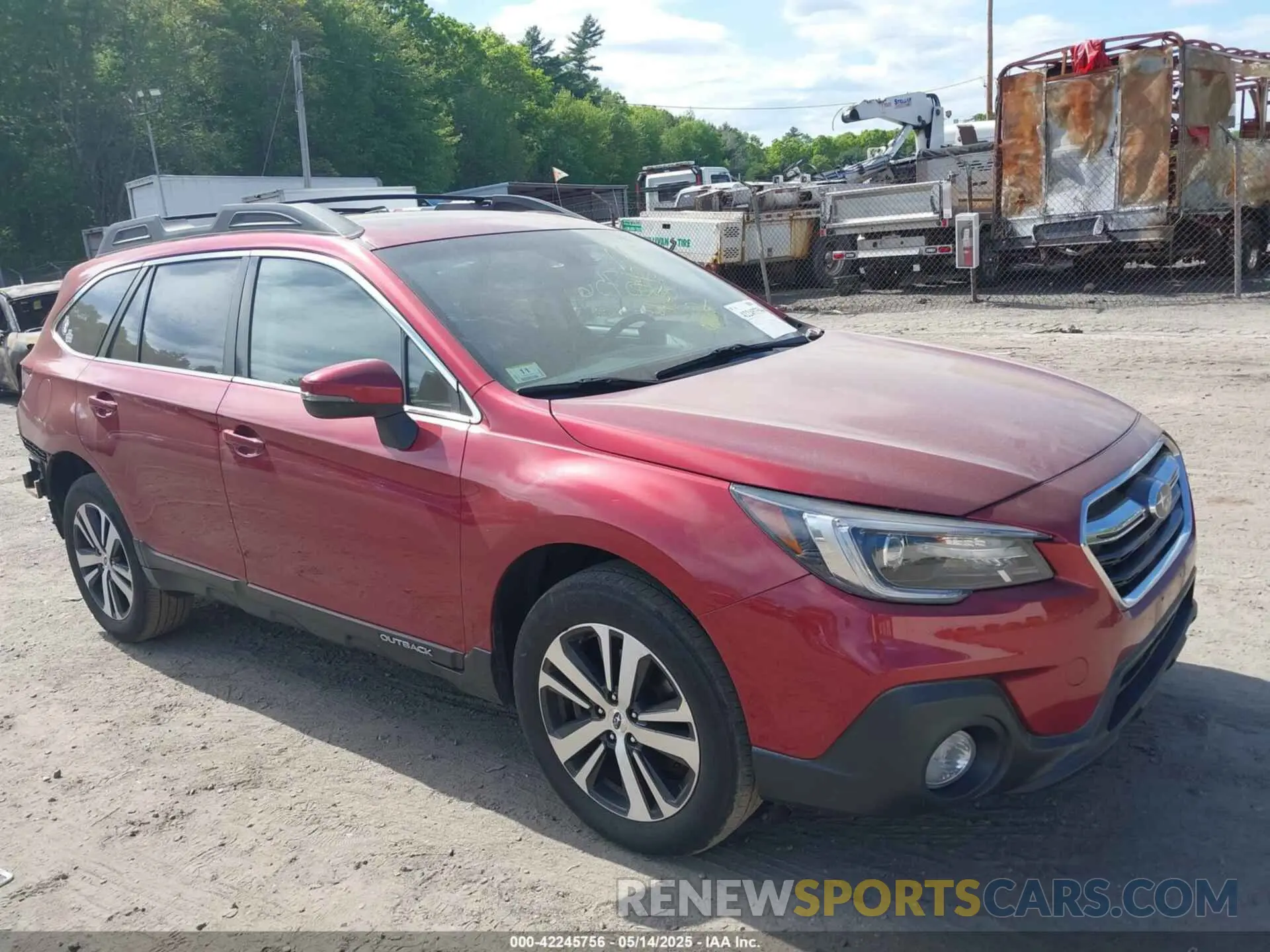 1 fotografías del automóvil dañado 4S4BSANC3K3395882 SUBARU OUTBACK 2019