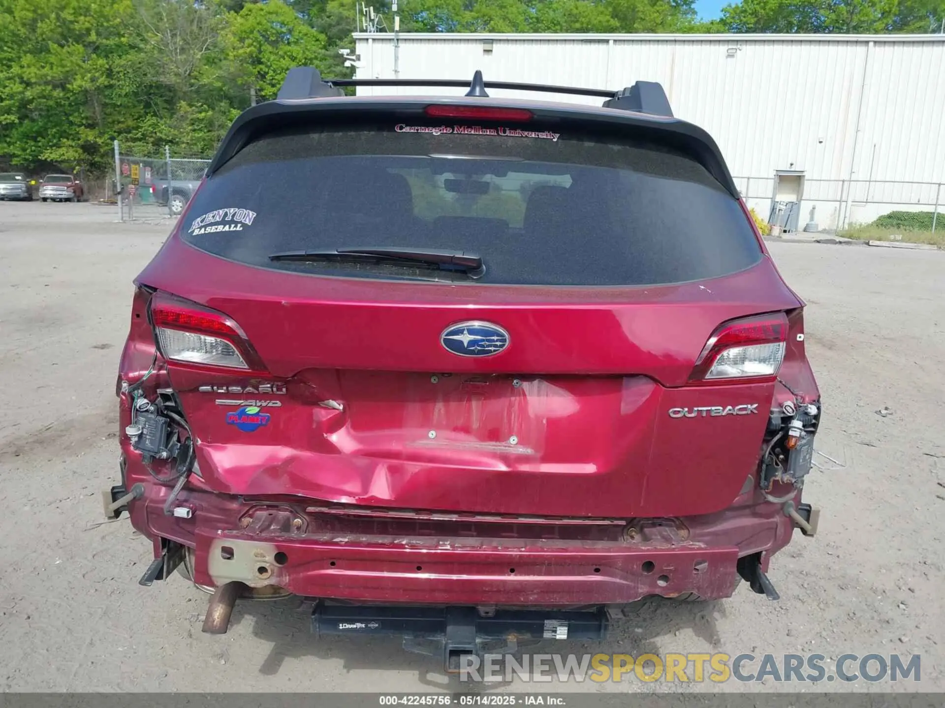 17 fotografías del automóvil dañado 4S4BSANC3K3395882 SUBARU OUTBACK 2019