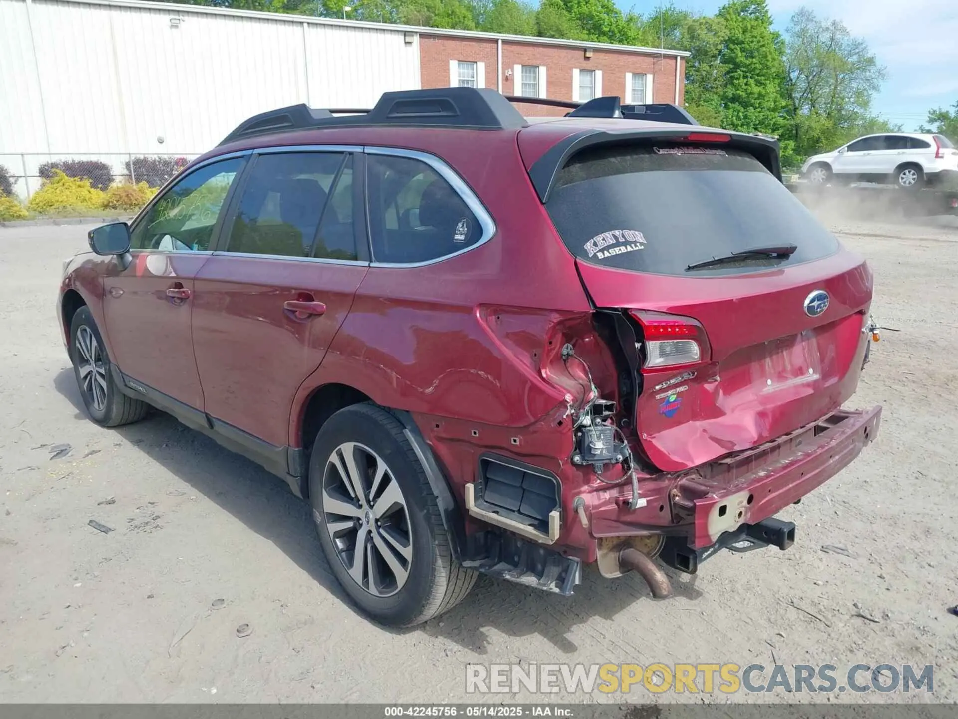 3 fotografías del automóvil dañado 4S4BSANC3K3395882 SUBARU OUTBACK 2019