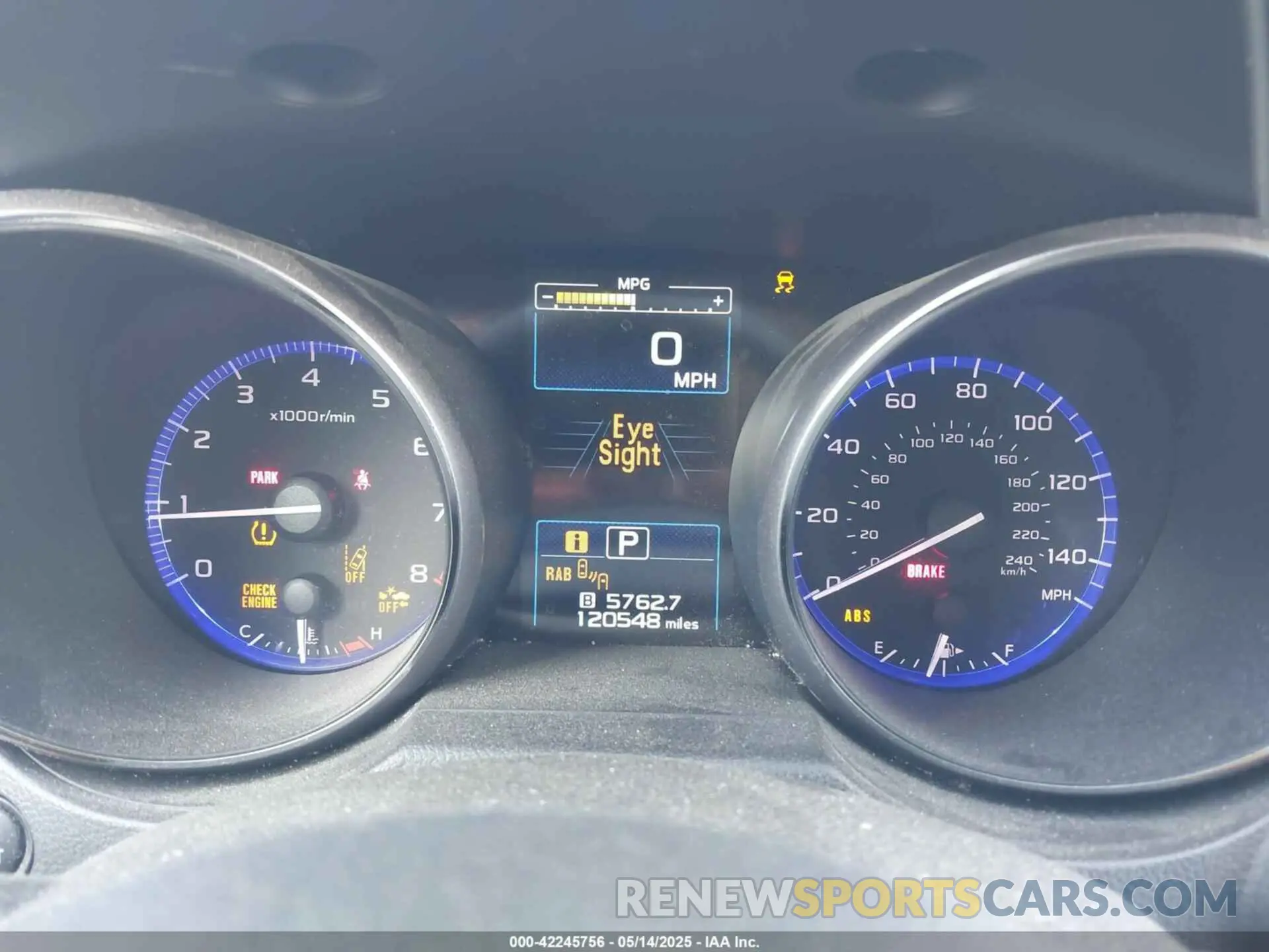 7 fotografías del automóvil dañado 4S4BSANC3K3395882 SUBARU OUTBACK 2019
