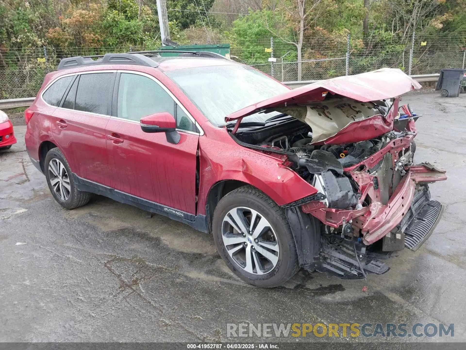 1 fotografías del automóvil dañado 4S4BSANC4K3285942 SUBARU OUTBACK 2019