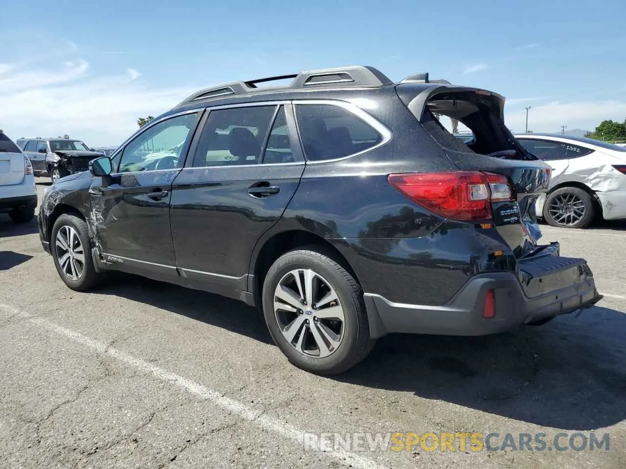 2 fotografías del automóvil dañado 4S4BSANC4K3392439 SUBARU OUTBACK 2019
