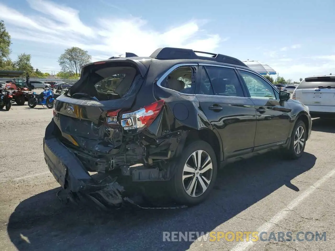 3 fotografías del automóvil dañado 4S4BSANC4K3392439 SUBARU OUTBACK 2019