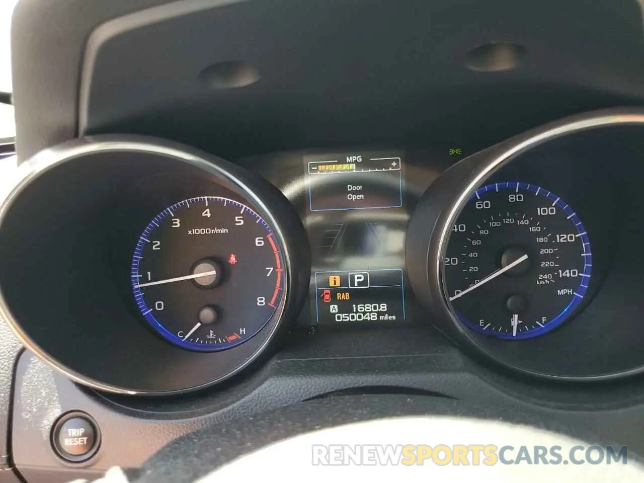 9 fotografías del automóvil dañado 4S4BSANC4K3392439 SUBARU OUTBACK 2019