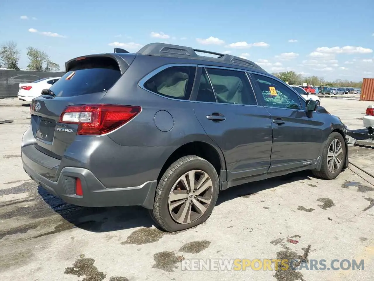 3 fotografías del automóvil dañado 4S4BSANC7K3228618 SUBARU OUTBACK 2019