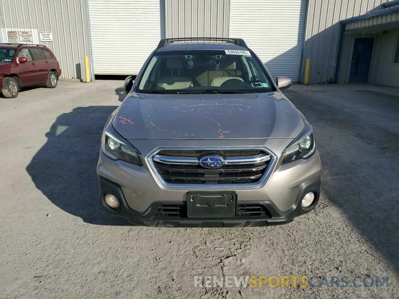 5 fotografías del automóvil dañado 4S4BSANC7K3258444 SUBARU OUTBACK 2019