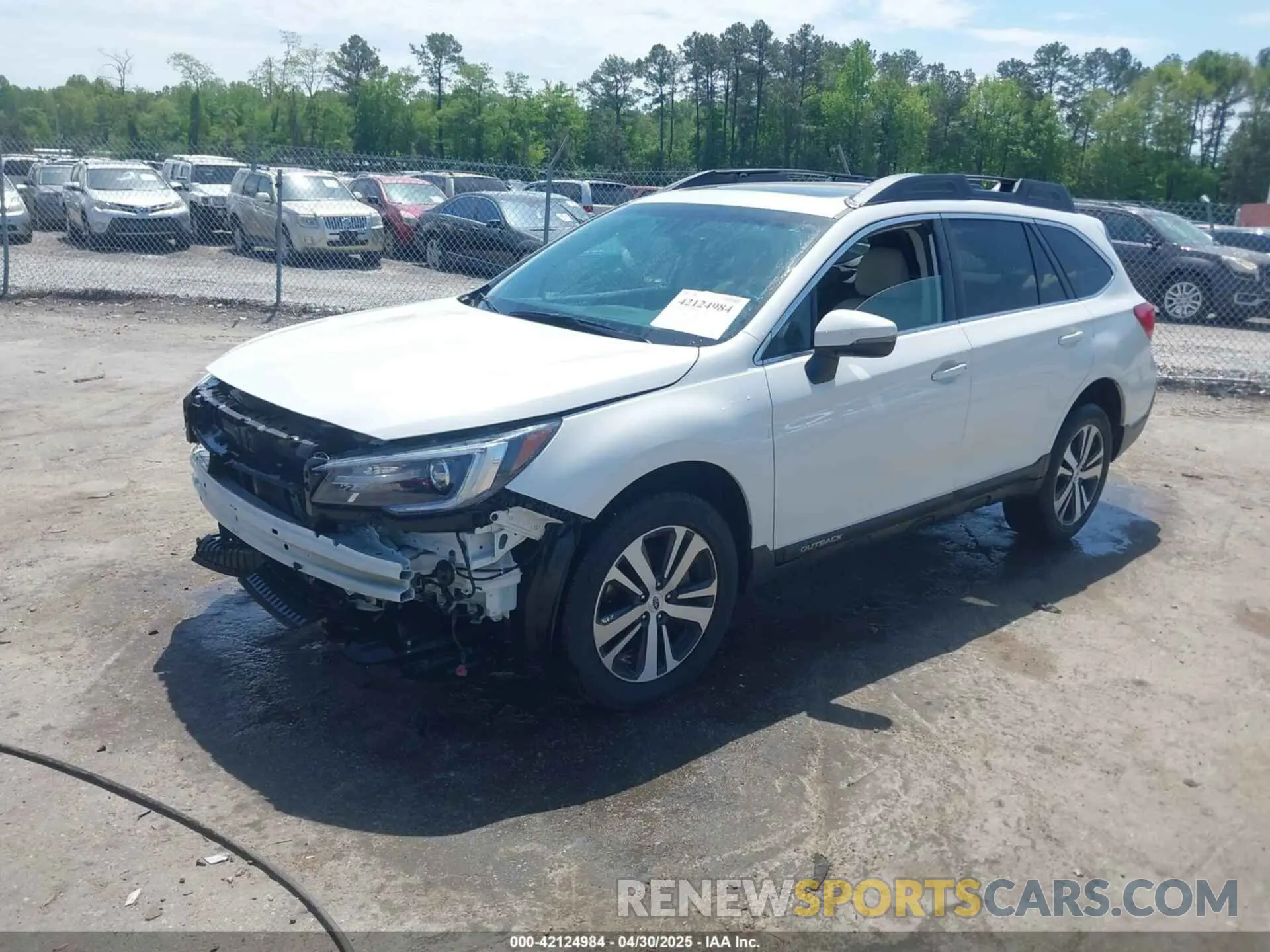2 fotografías del automóvil dañado 4S4BSANC7K3335653 SUBARU OUTBACK 2019
