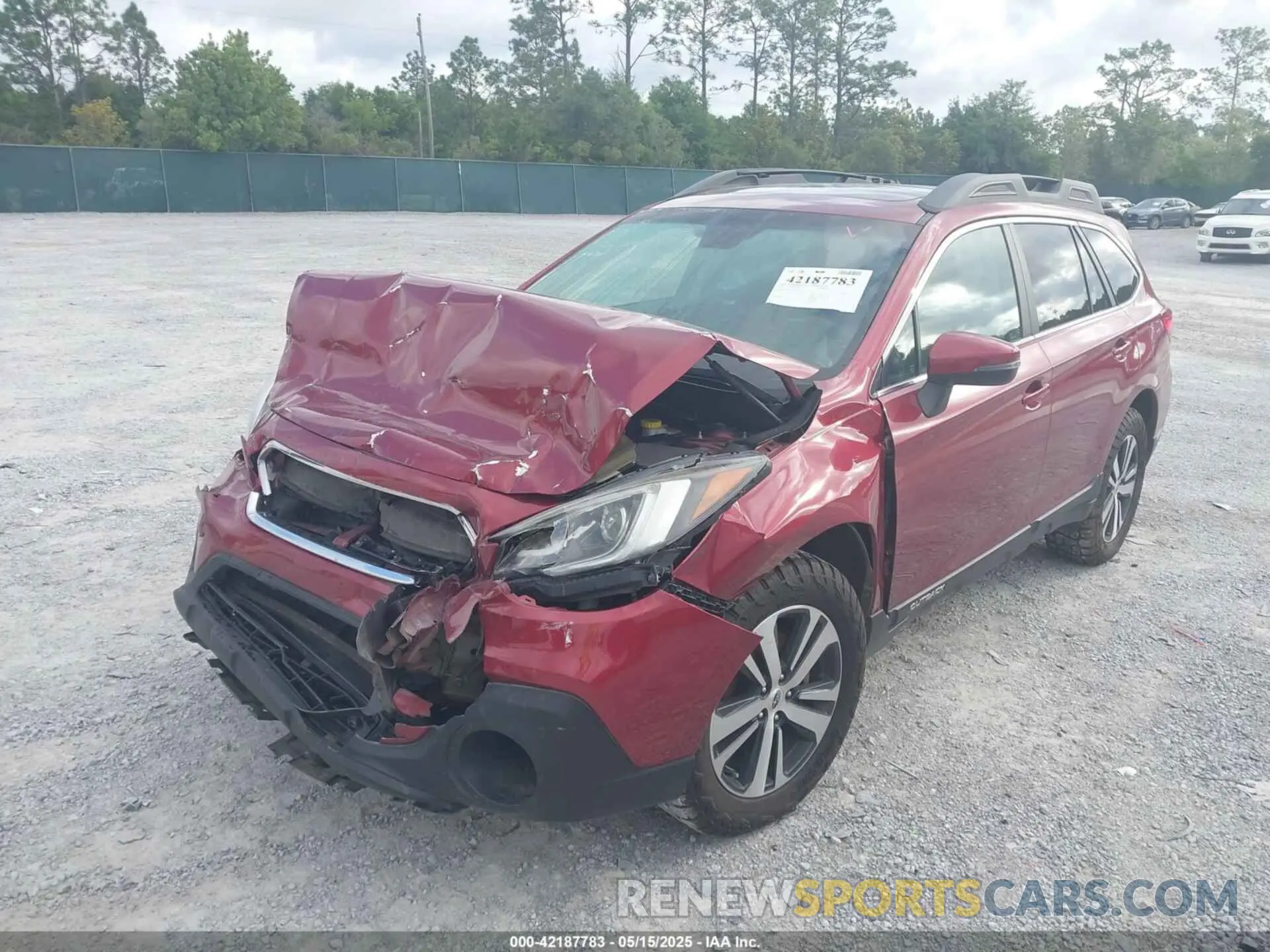 2 fotografías del automóvil dañado 4S4BSANC7K3349150 SUBARU OUTBACK 2019