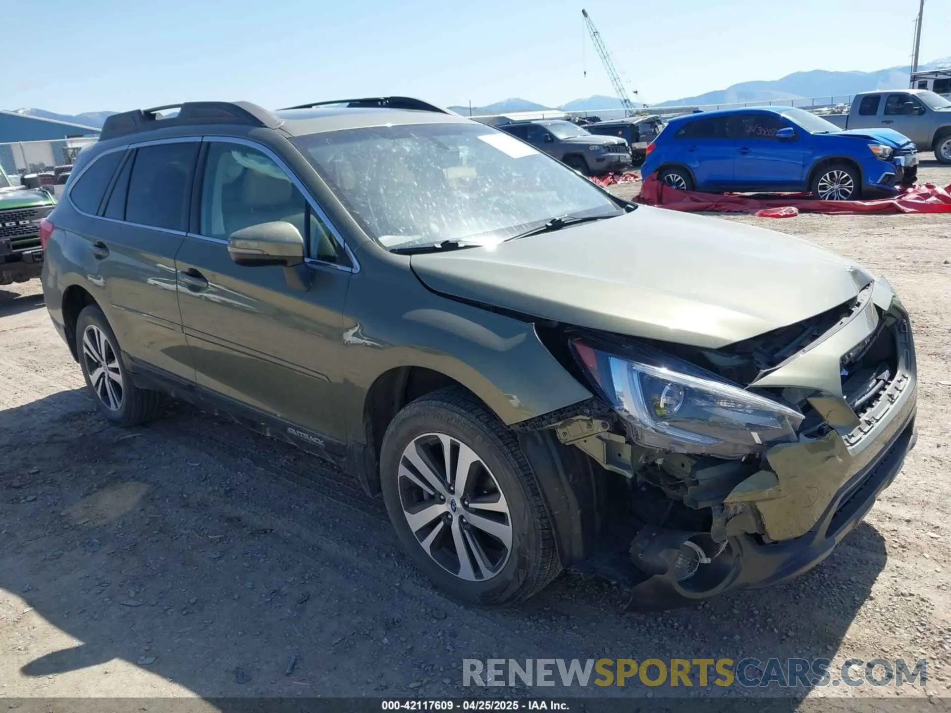 1 fotografías del automóvil dañado 4S4BSANC7K3381287 SUBARU OUTBACK 2019