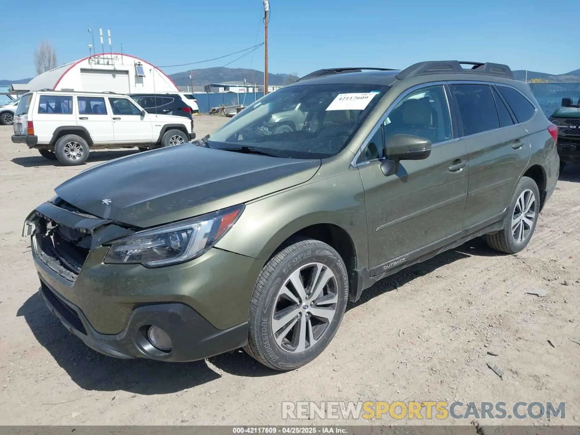 2 fotografías del automóvil dañado 4S4BSANC7K3381287 SUBARU OUTBACK 2019