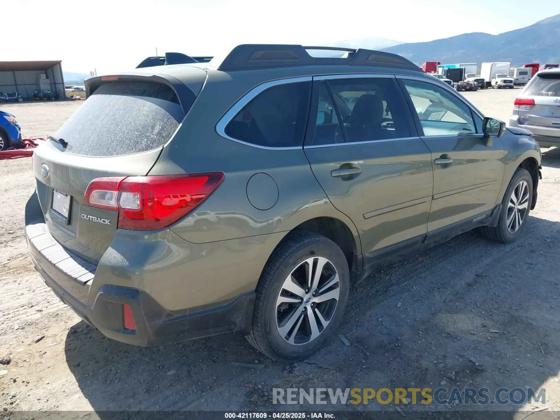 4 fotografías del automóvil dañado 4S4BSANC7K3381287 SUBARU OUTBACK 2019