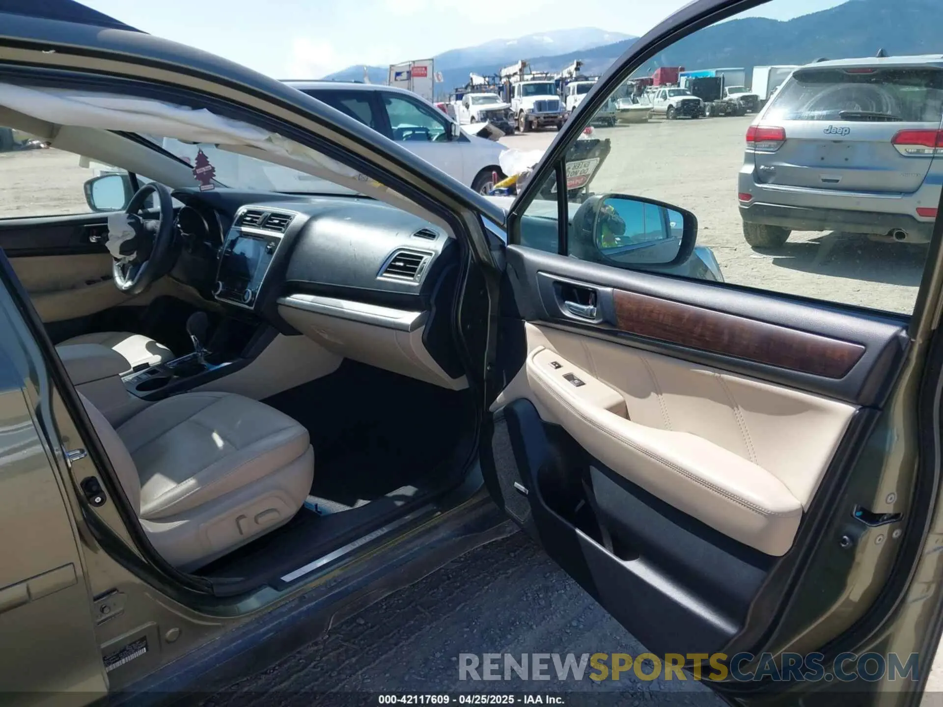 5 fotografías del automóvil dañado 4S4BSANC7K3381287 SUBARU OUTBACK 2019