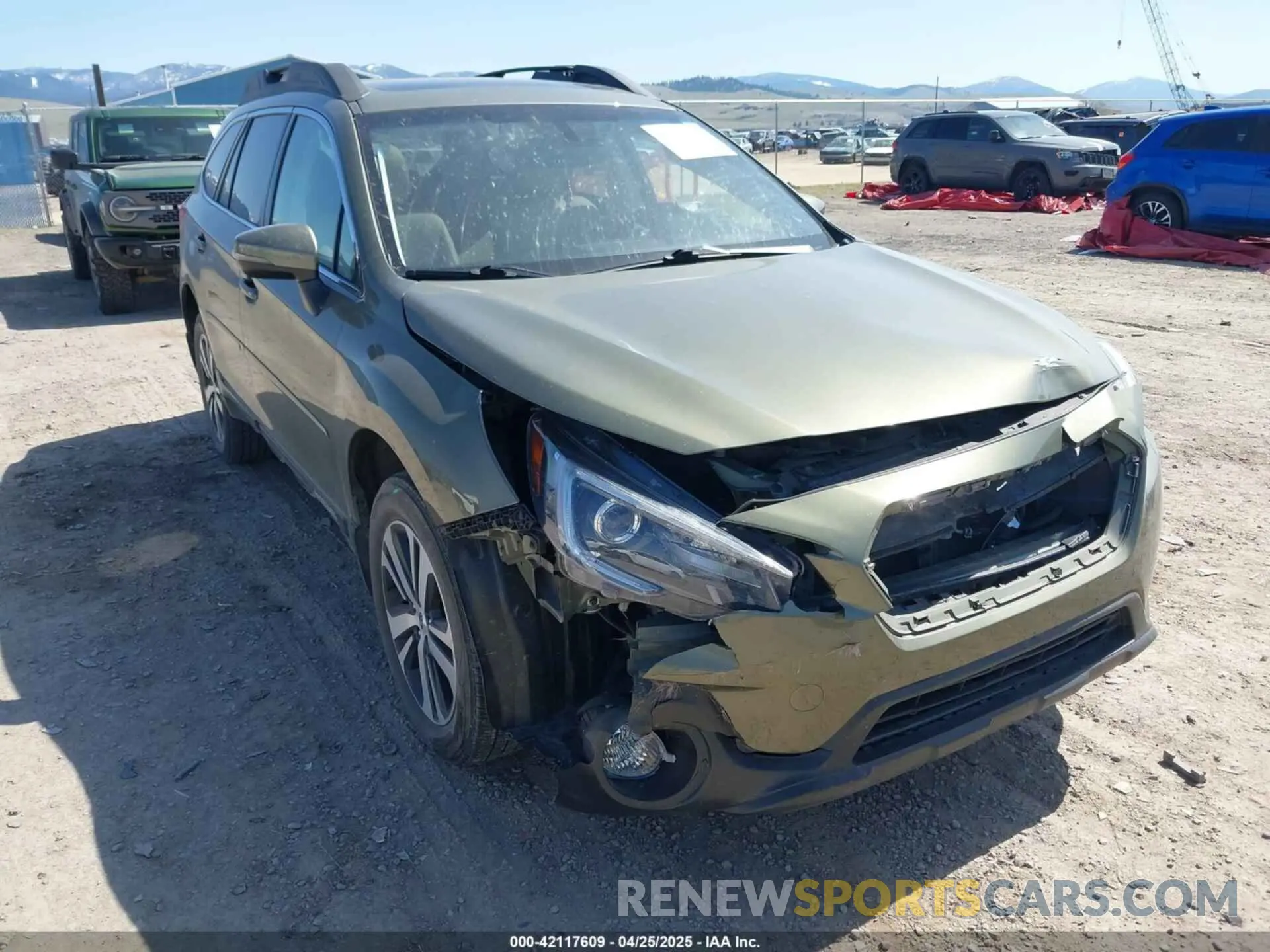 6 fotografías del automóvil dañado 4S4BSANC7K3381287 SUBARU OUTBACK 2019