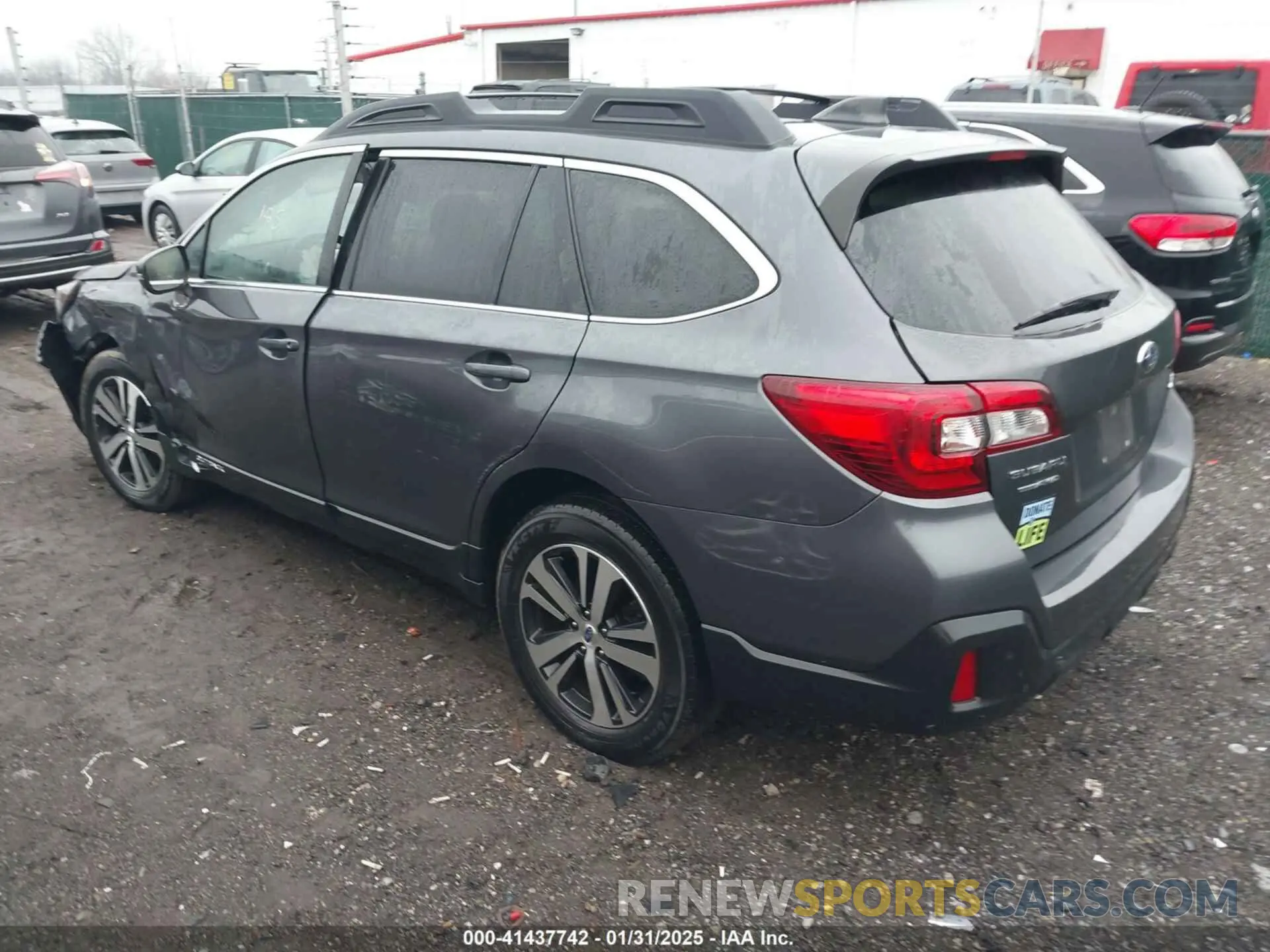 3 fotografías del automóvil dañado 4S4BSANC8K3314973 SUBARU OUTBACK 2019