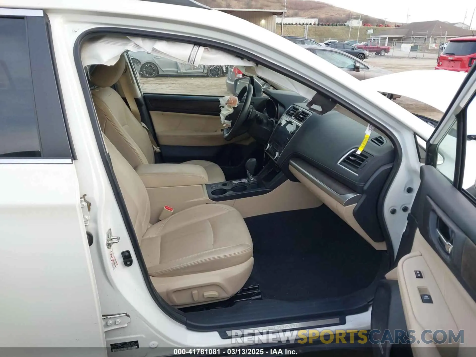 5 fotografías del automóvil dañado 4S4BSANC9K3314884 SUBARU OUTBACK 2019