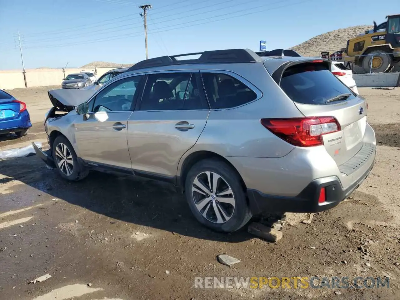 2 fotografías del automóvil dañado 4S4BSANC9K3329921 SUBARU OUTBACK 2019