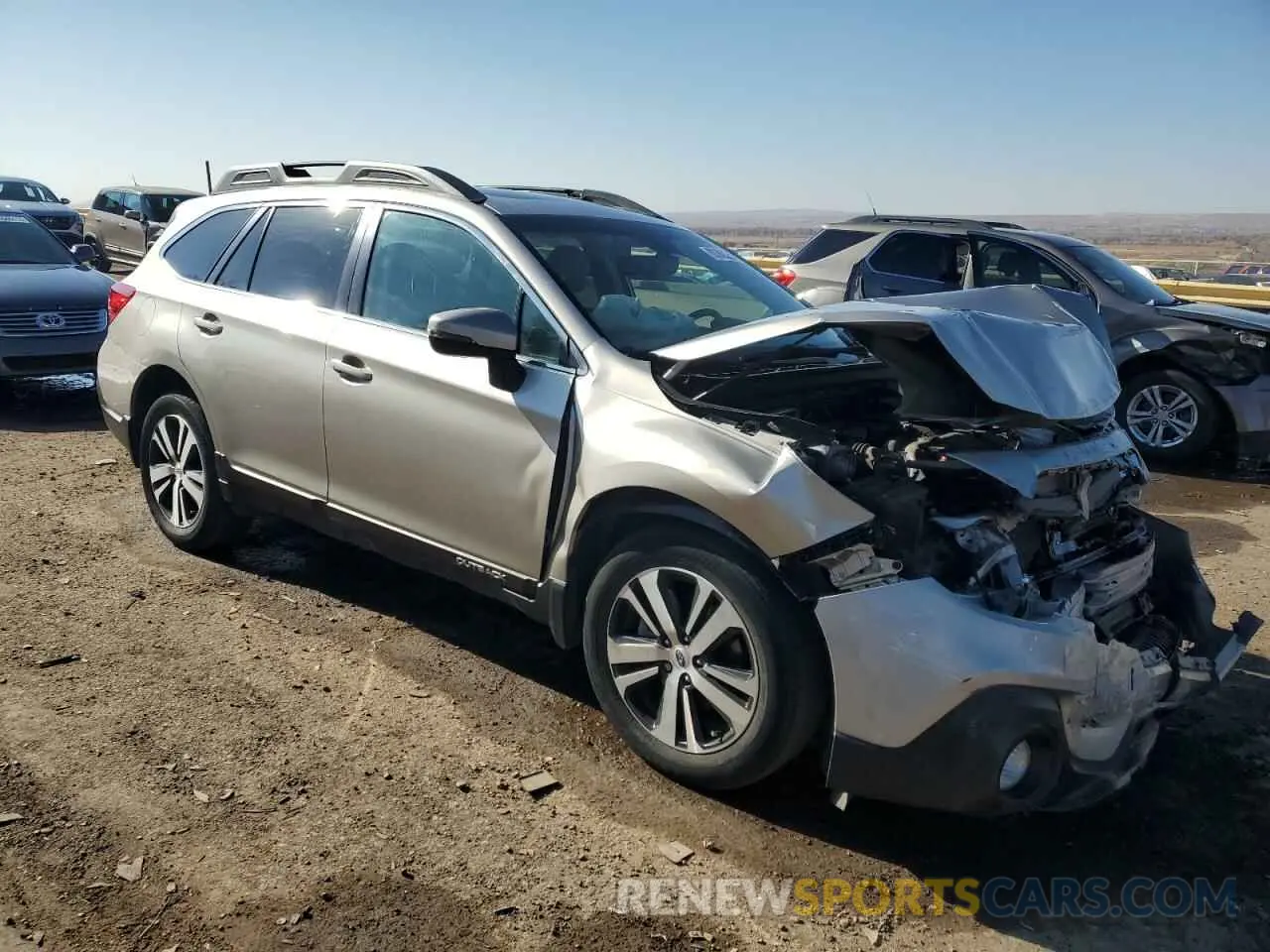 4 fotografías del automóvil dañado 4S4BSANC9K3329921 SUBARU OUTBACK 2019