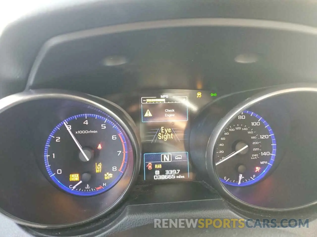 9 fotografías del automóvil dañado 4S4BSANC9K3329921 SUBARU OUTBACK 2019