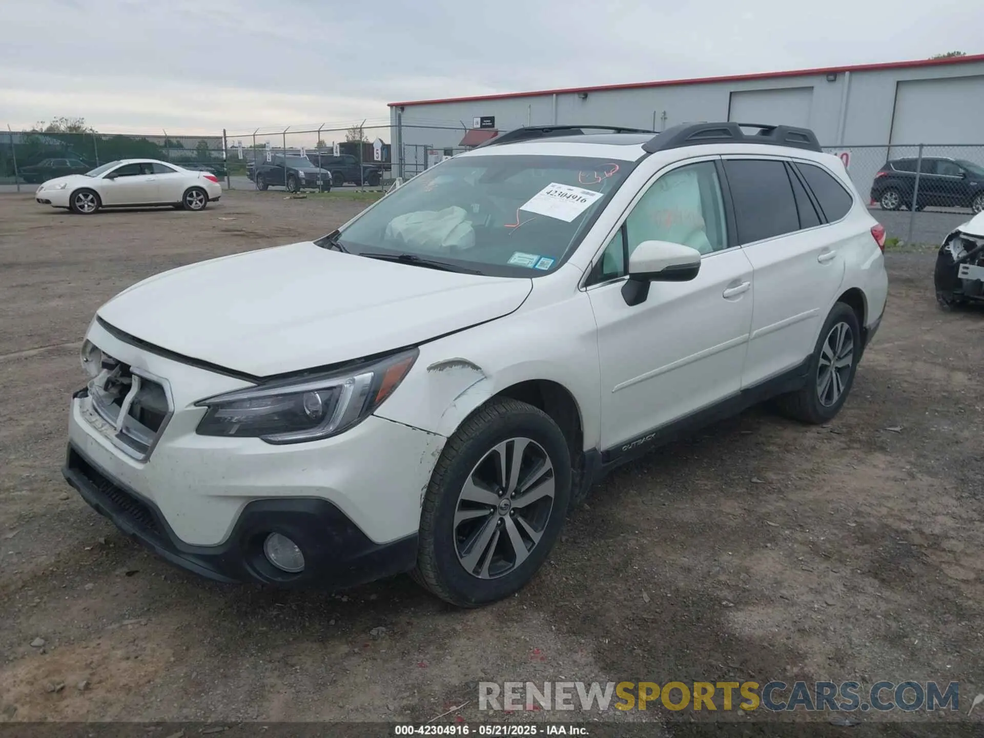 2 fotografías del automóvil dañado 4S4BSANC9K3342474 SUBARU OUTBACK 2019