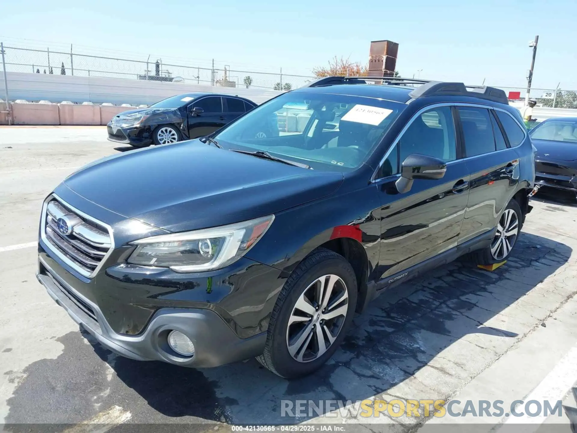 2 fotografías del automóvil dañado 4S4BSANCXK3394728 SUBARU OUTBACK 2019