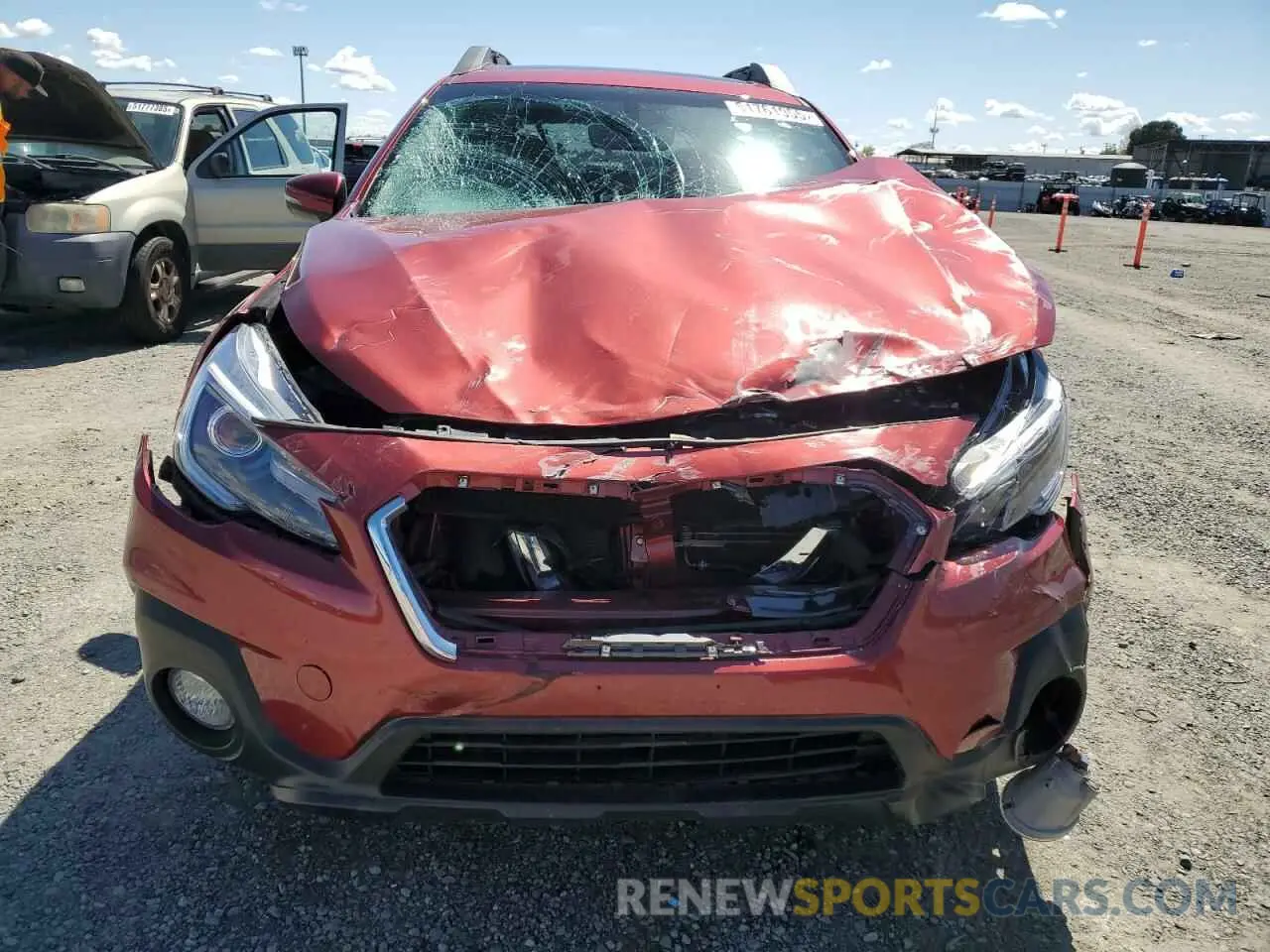 5 fotografías del automóvil dañado 4S4BSANCXK3396107 SUBARU OUTBACK 2019