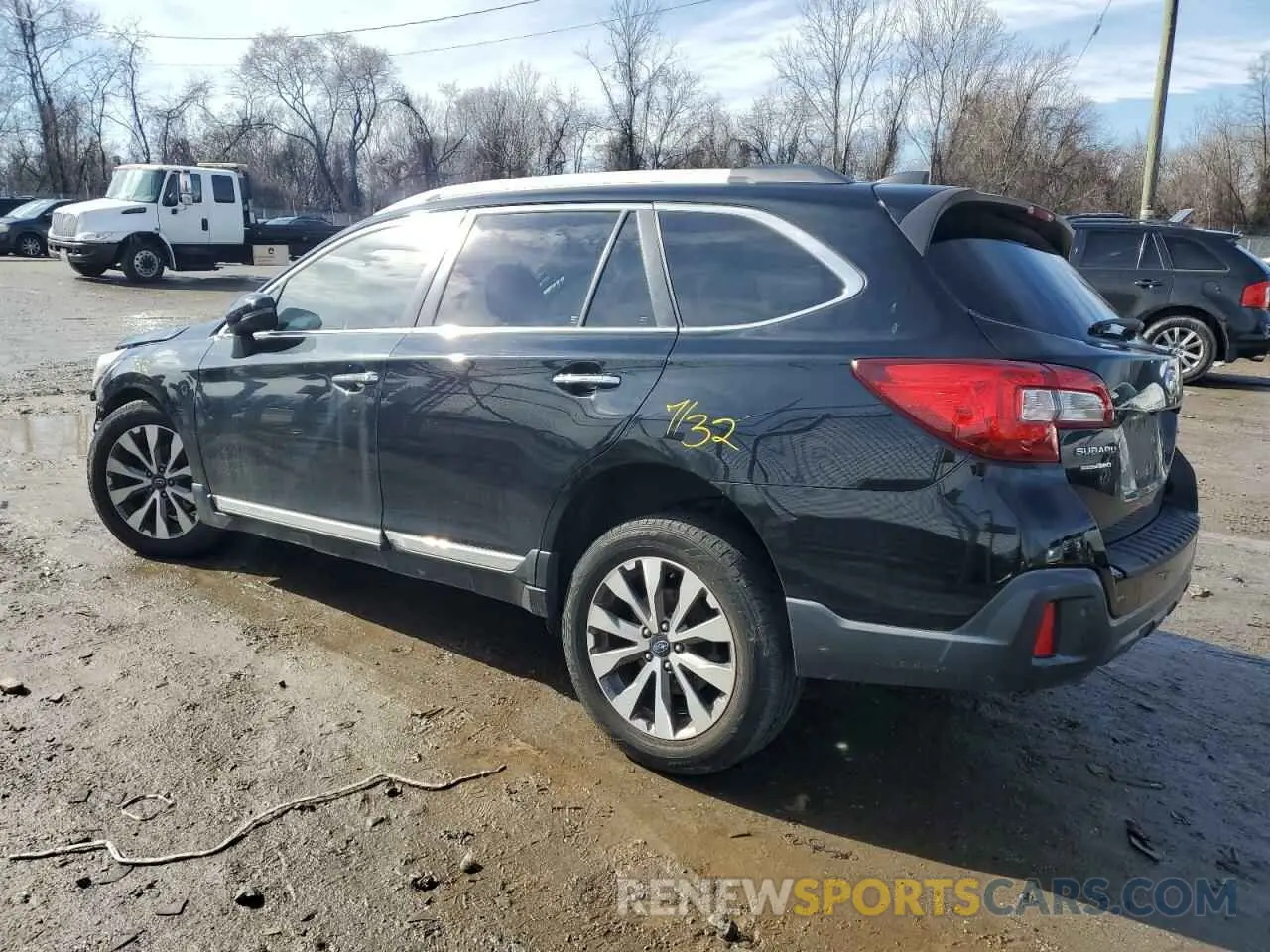 2 fotografías del automóvil dañado 4S4BSATC3K3290861 SUBARU OUTBACK 2019