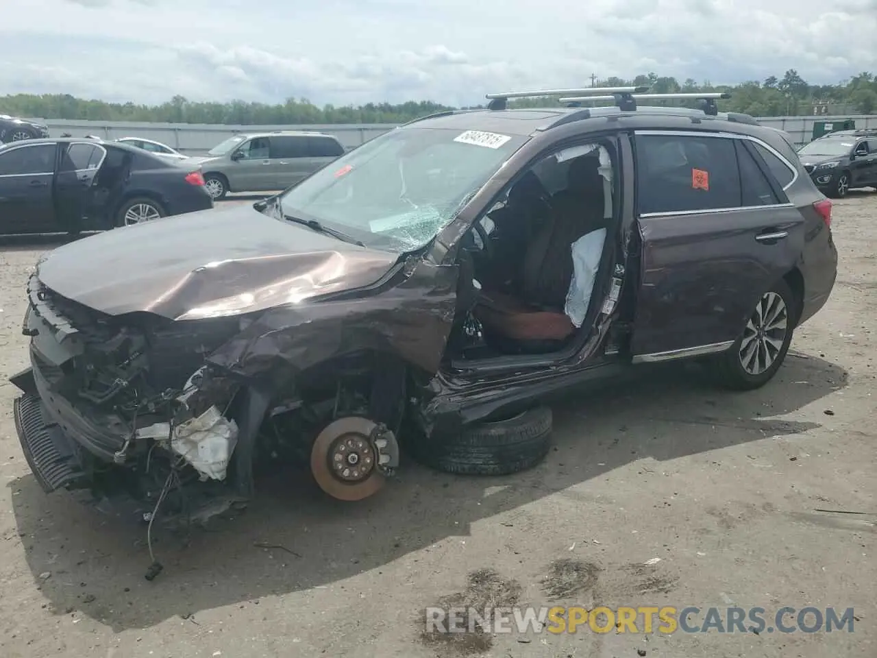 1 fotografías del automóvil dañado 4S4BSATCXK3245917 SUBARU OUTBACK 2019
