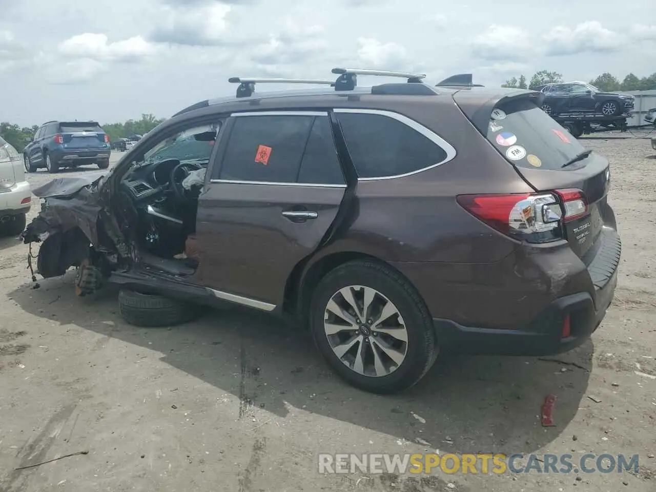 2 fotografías del automóvil dañado 4S4BSATCXK3245917 SUBARU OUTBACK 2019